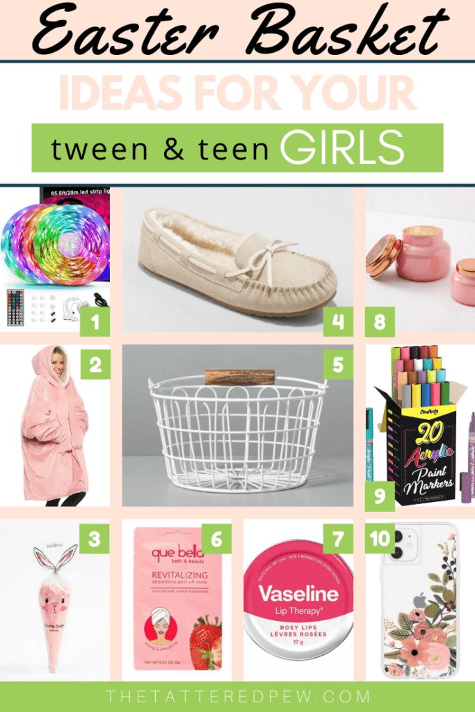Fabulous Easter basket ideas for tween and teen girls!