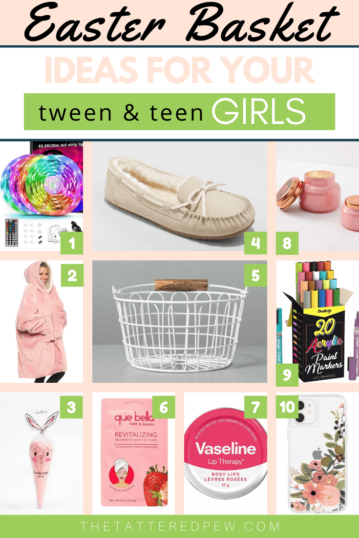 Fabulous Easter basket ideas for tween and teen girls!