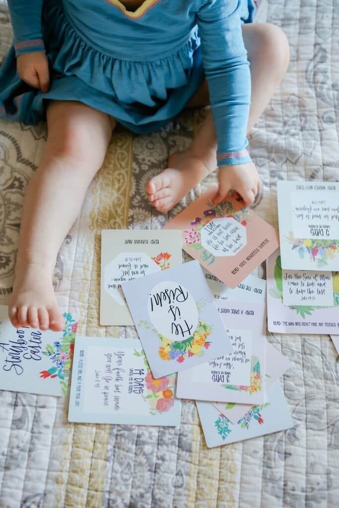 Looking for meaningful Easter ideas? Try these scripture cards from Crew + Co!