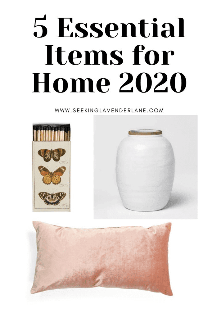 Welcome Home Sunday: Top 5 Essential Items for your home in 2020