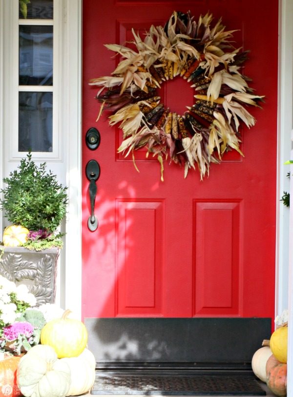 Fall Corn Wreath