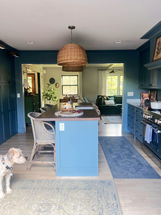 looking in at kitchen