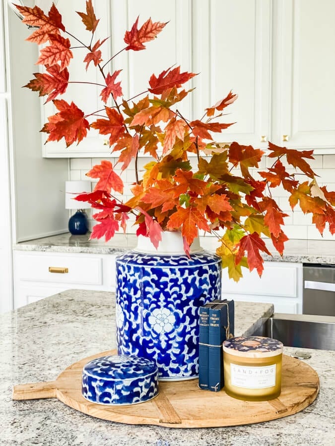 Decorating our newly updated kitchen for Fall!