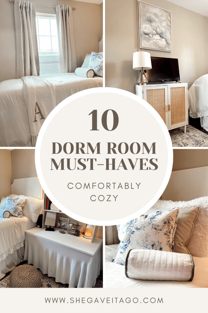 Welcome Home Saturday: She Gave It a Go Dorm Room must Haves