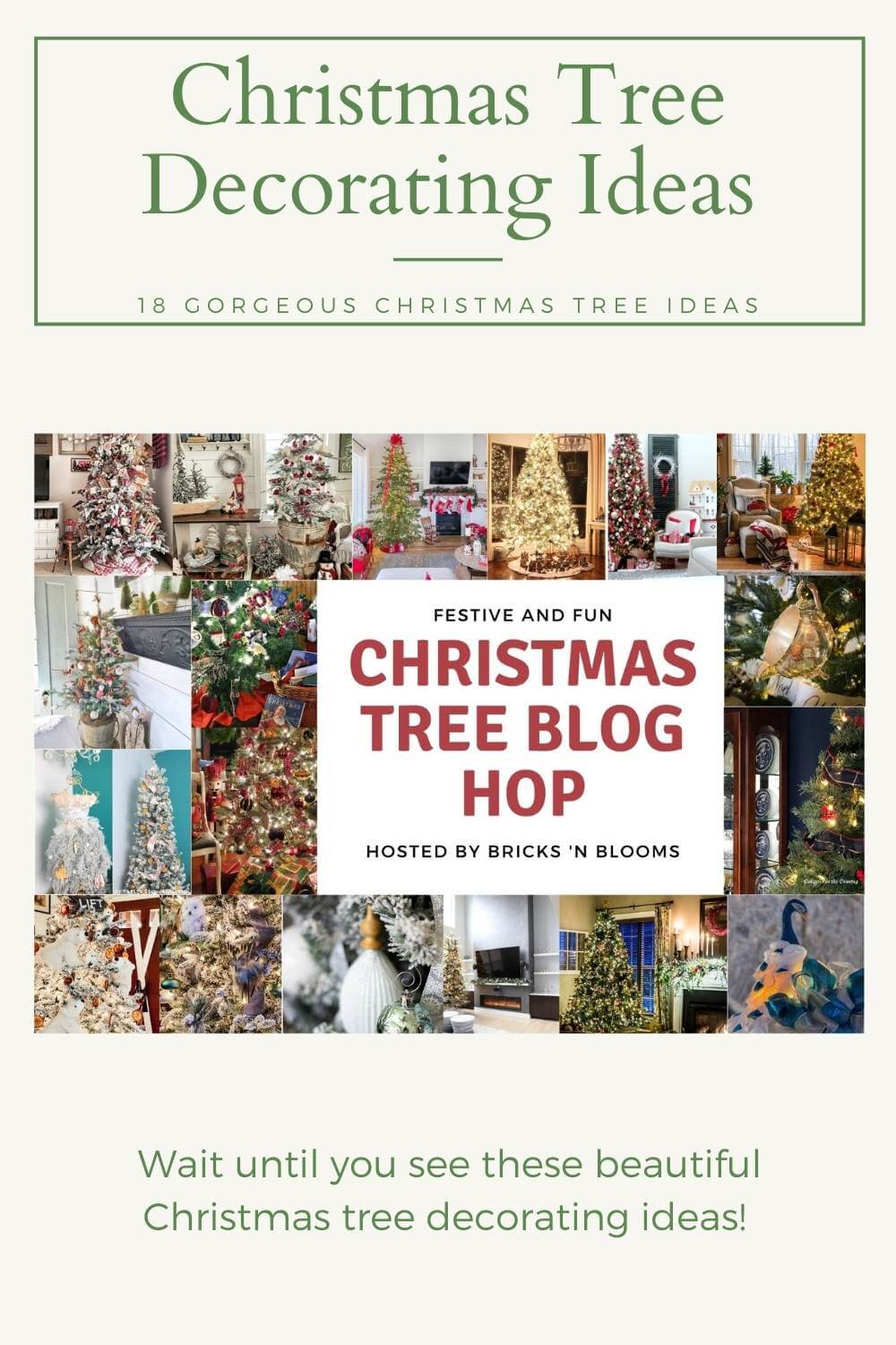 Festive and Fun Christmas Tree Blog Hop featuring 18 Different Trees