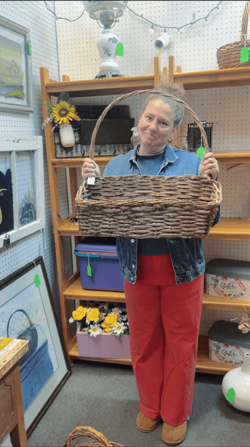 happy dance with basket