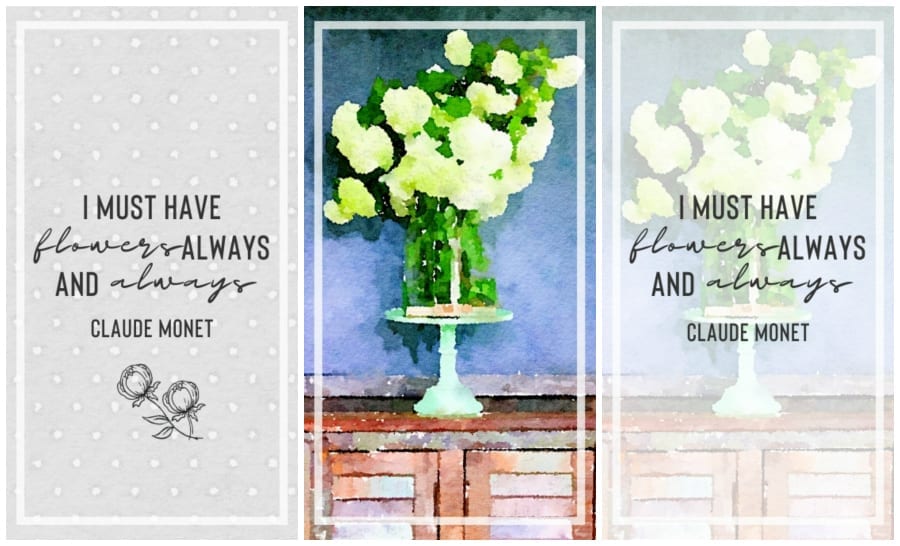 A trio of floral 8 x 10 printables that you can download for free!