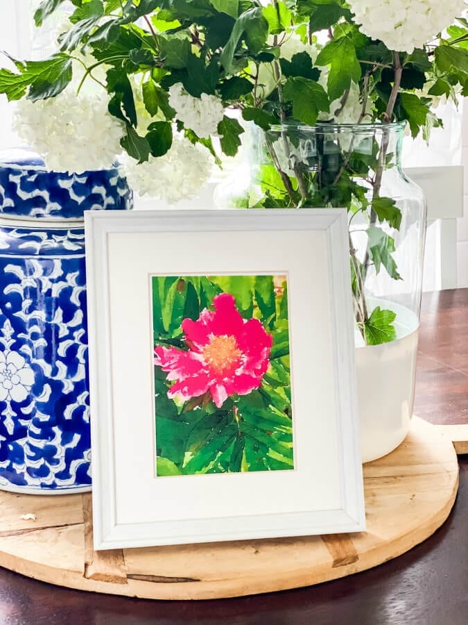 Three Free Peony Watercolor Printables