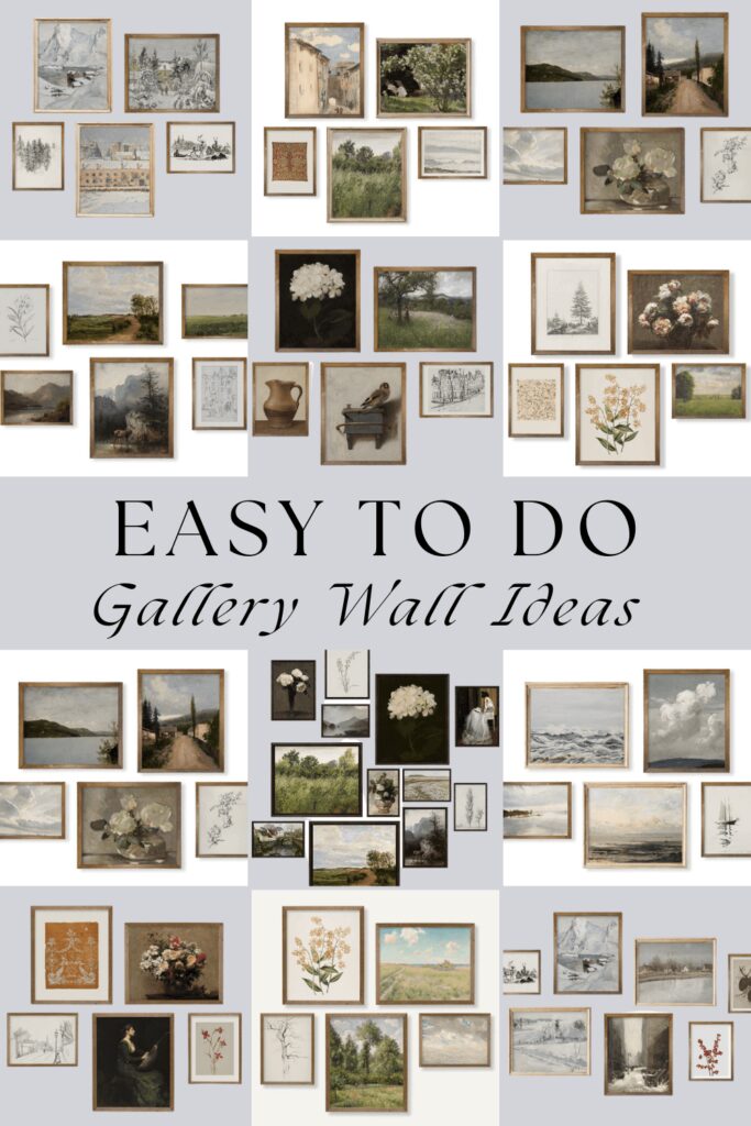 Easy to Do Gallery Wall Ideas