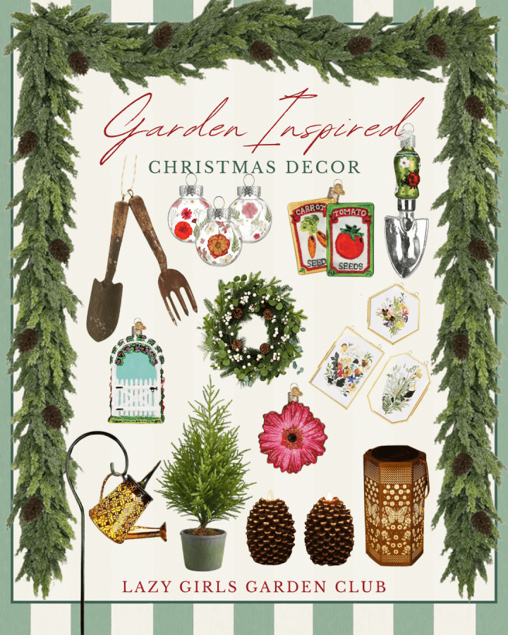 Garden Inspired Christmas Decor