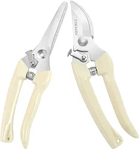 cream garden shears