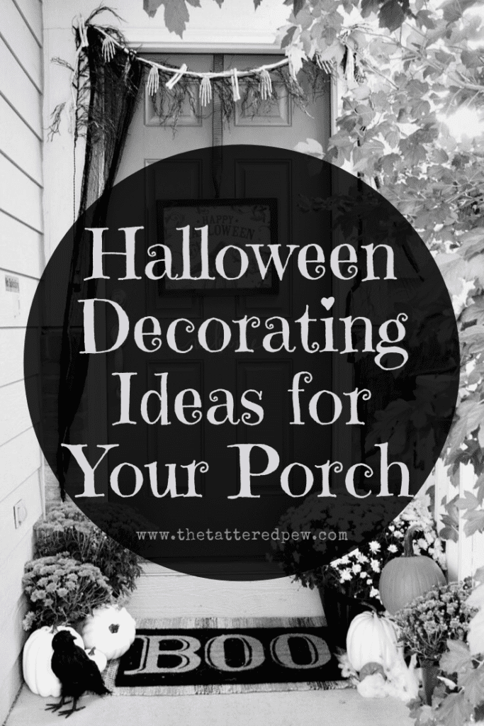 Fun and frugal Halloween decorating ideas for your porch!