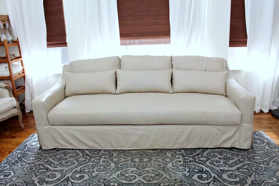 Honest Review Pottery Barn York Slipcovered Sofa The Tattered Pew