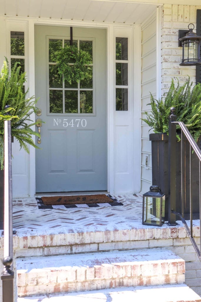 Welcome Home Sunday: Install Herringbone Brick Patio