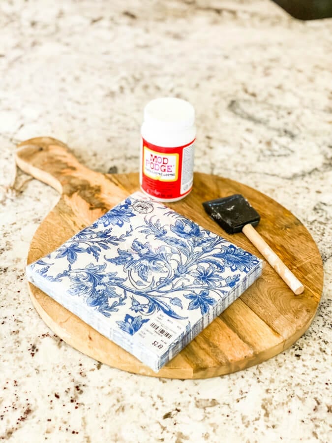 Upcycle an Old Cutting Board Using Modge Podge » The Tattered Pew