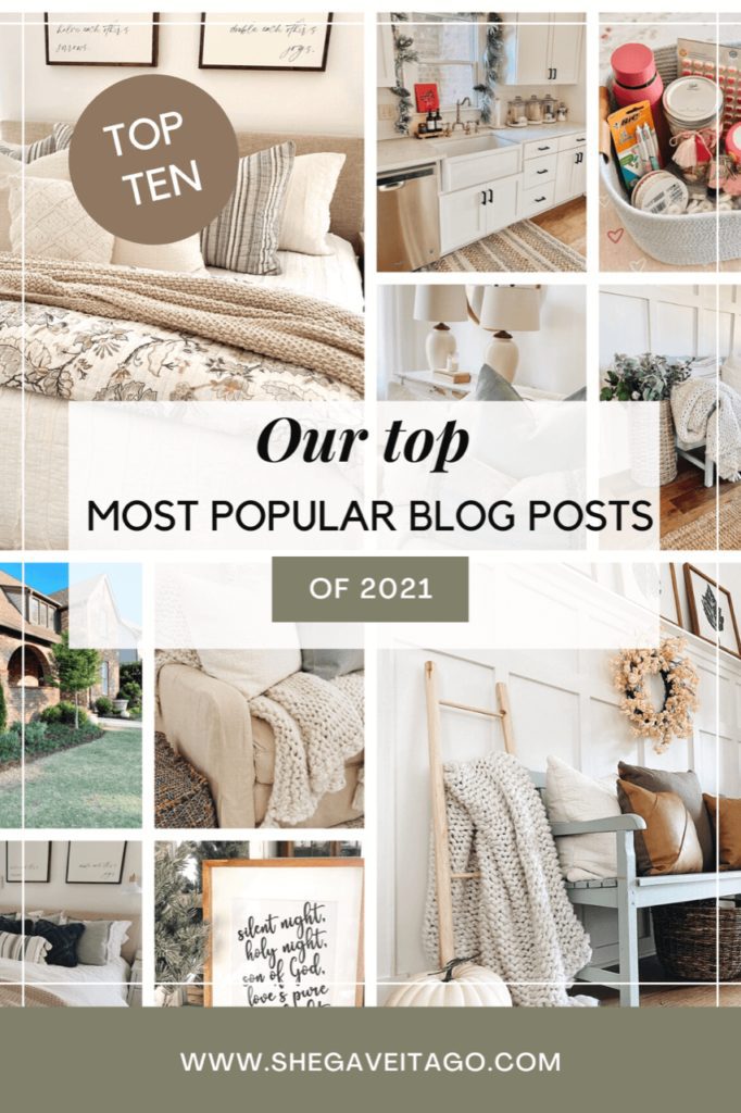 Welcome Home Saturday: Top 10 Most Popular Posts 2021
