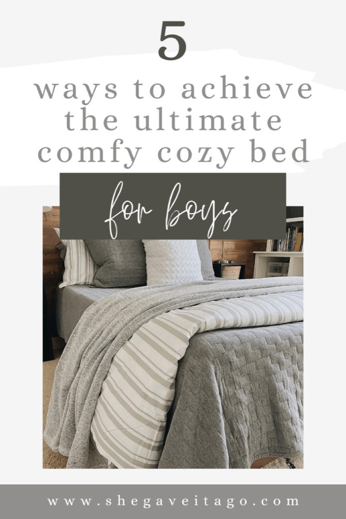 Welcome Home Saturday: Comfy and Cozy Bedding for Boys