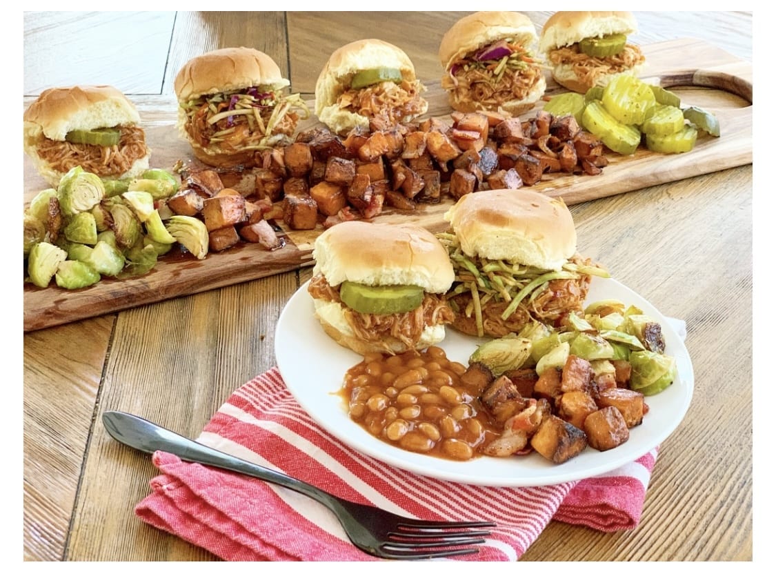 Welcome Home Saturday: Slow cooker BBQ Chicken Sliders