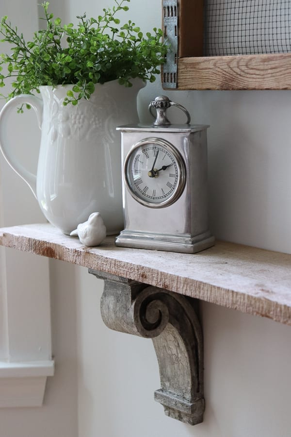 The easy way to make new corbels look old.