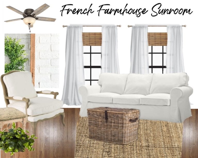 Welcome Home Sunday: French farmhouse sunroom plans