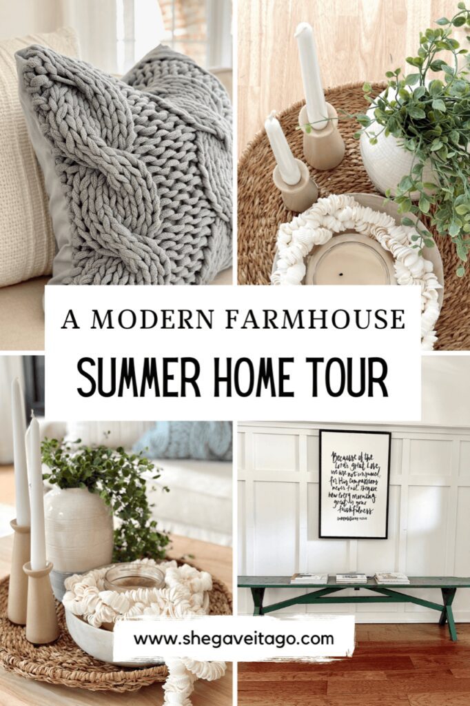 Welcome Home Saturday: Brendt of She Gave It a Go Summer Home Tour
