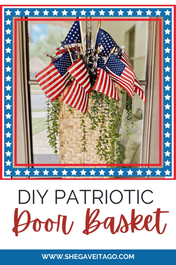 Welcome Home Saturday: Patriotic Door Basket