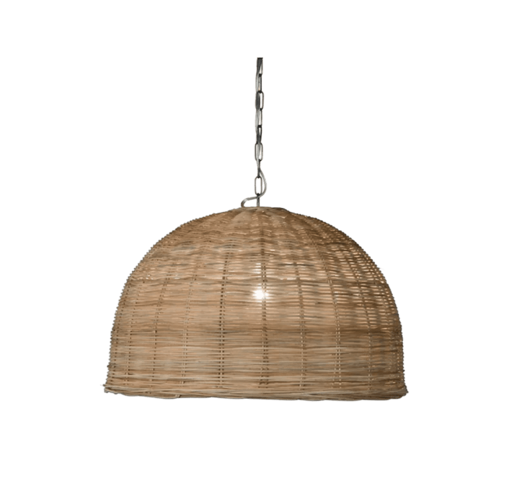 Monday Must Haves Rattan Kitchen Pendant