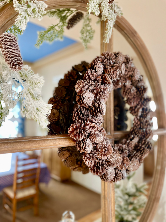 pinecone wreath