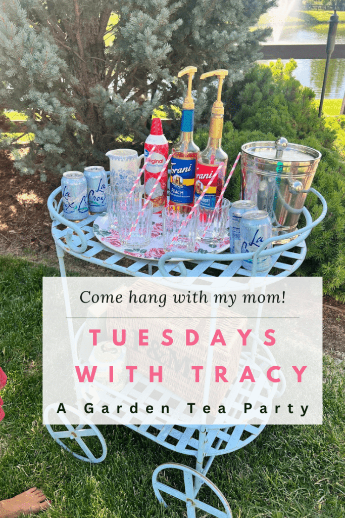 A garden tea party