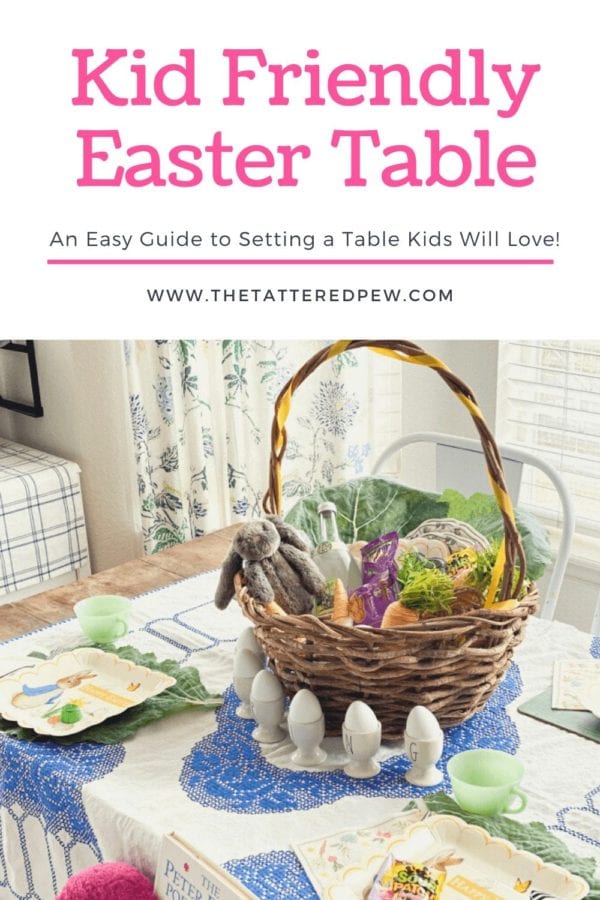 Kid Friendly Easter Table » Beauty with ease in the Garden and at Home