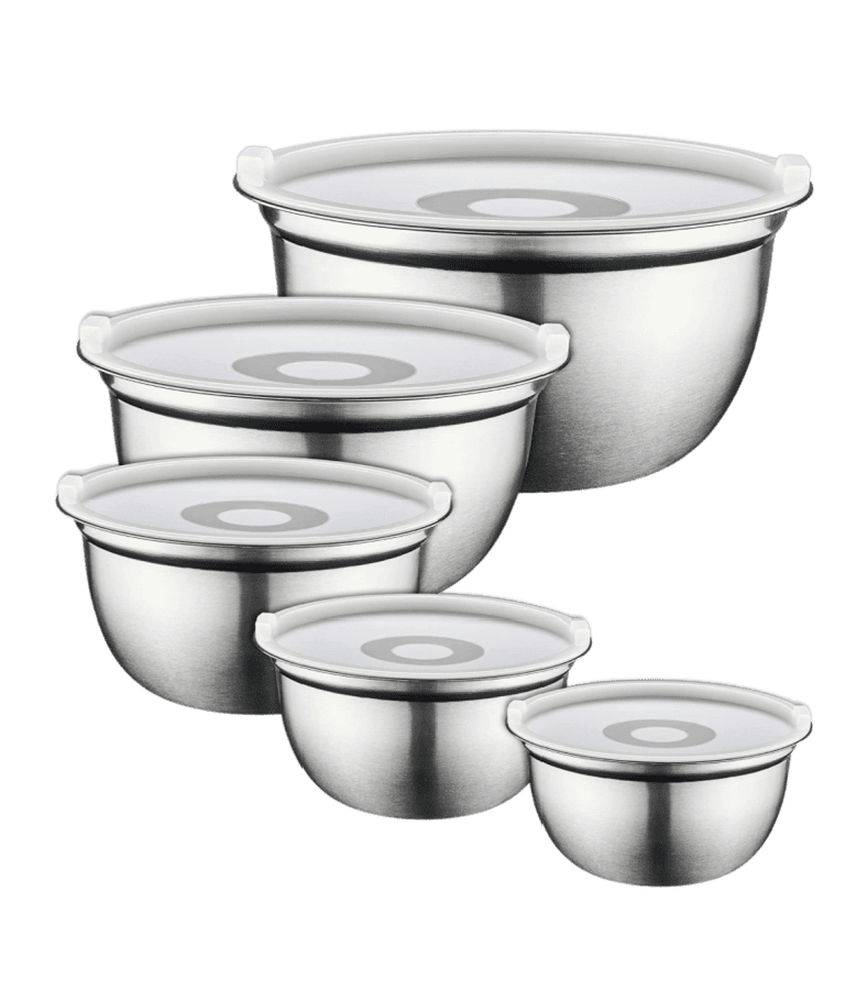 stainless teel lidded bowls