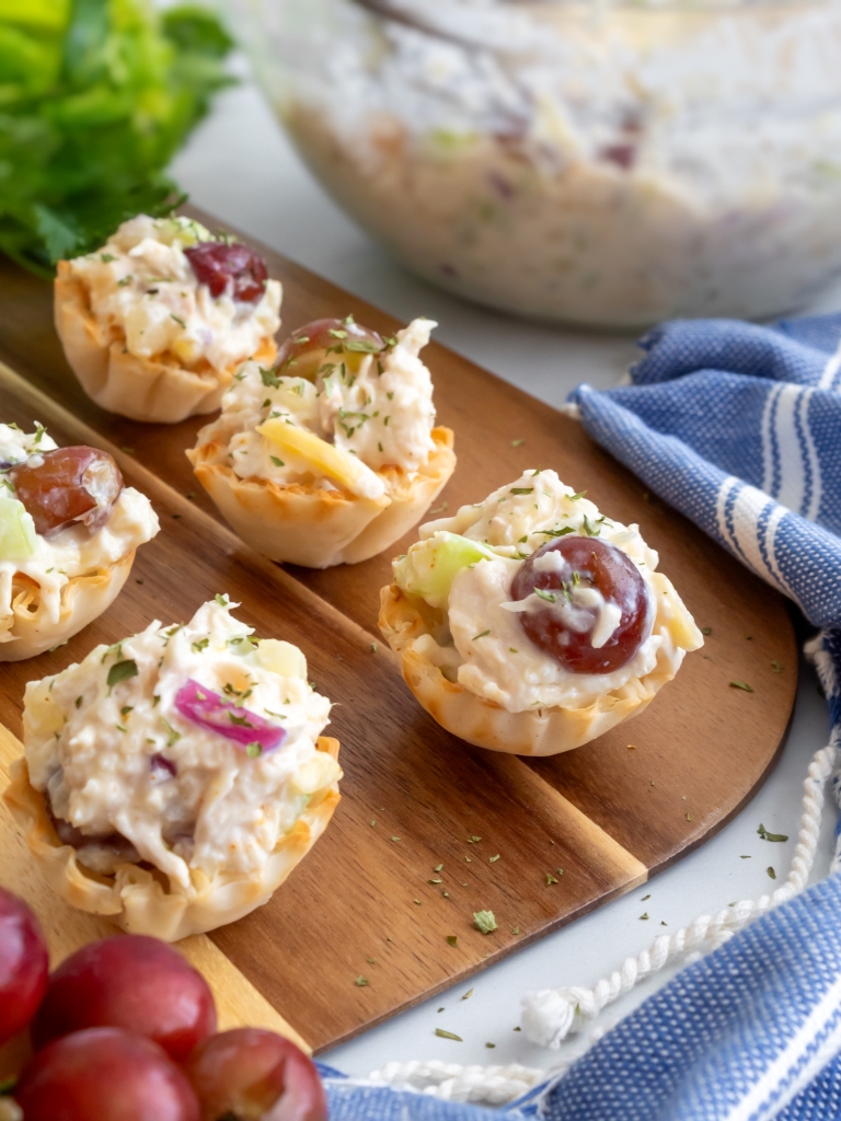 Quick And Easy Pineapple Chicken Salad In Phyllo Cups