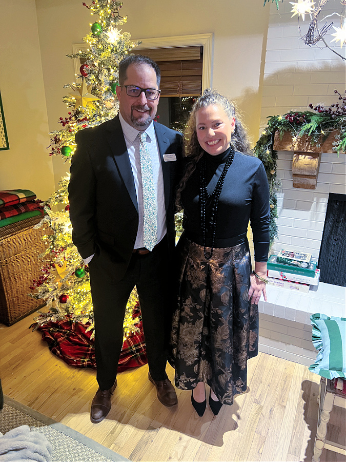 Mike and Me dressed up for Respite Care Ball