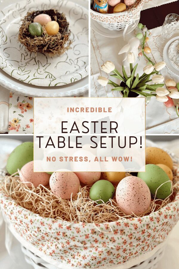 Welcome Home Saturday: Easter Table Set up No Stress