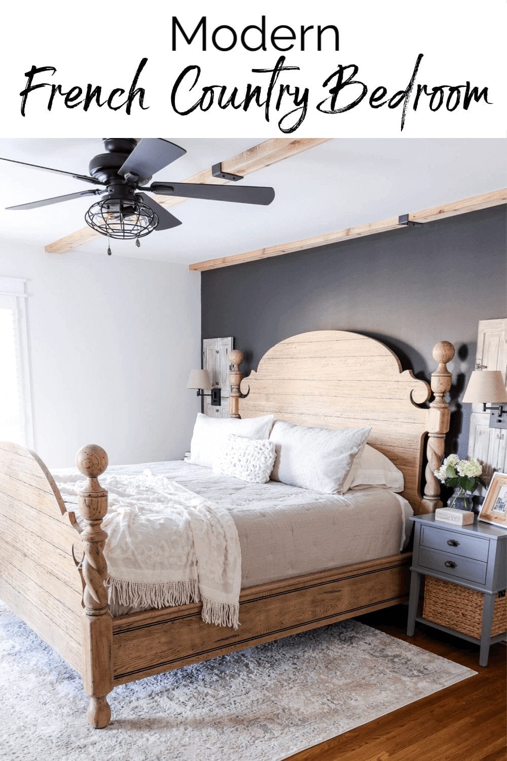 Welcome Home Saturday: Modern French Country Bedroom Refresh