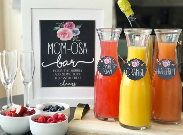 Welcome Home Saturday: Mom-Osa Bar