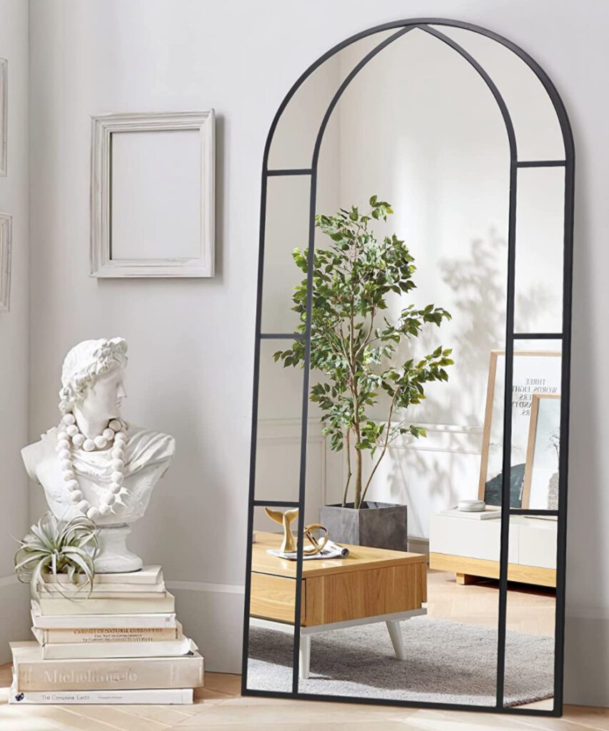 Monday Must Haves tall black wall mirror