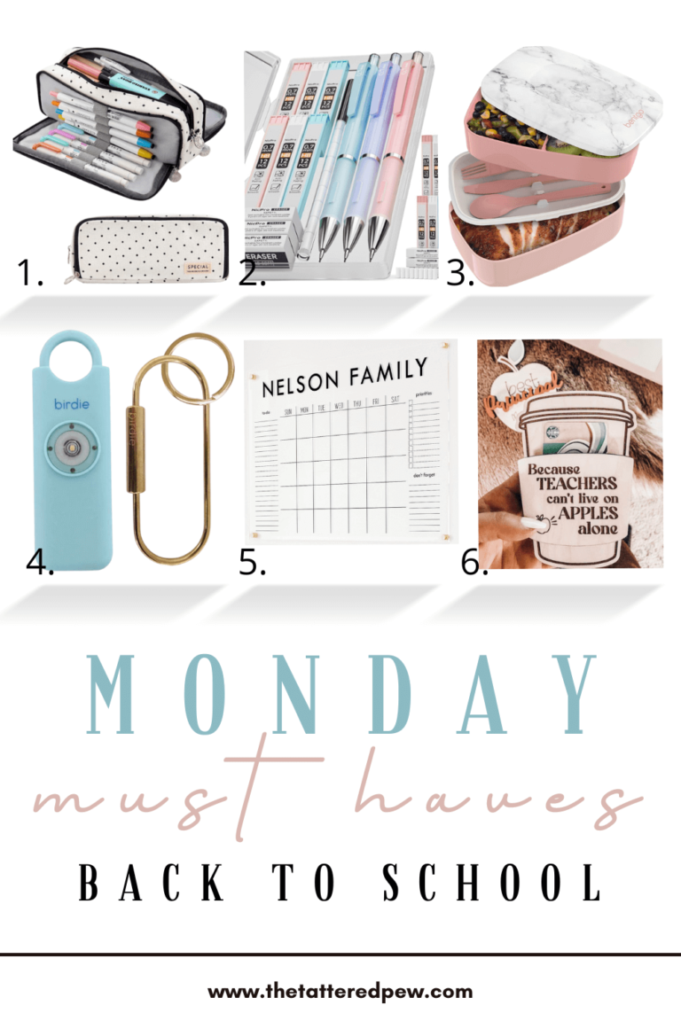 Monday Must Haves Back to School