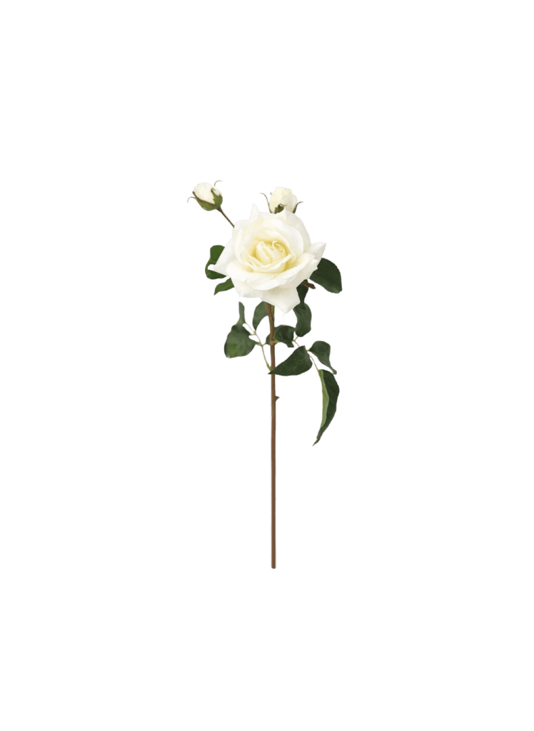 Faux cream rose