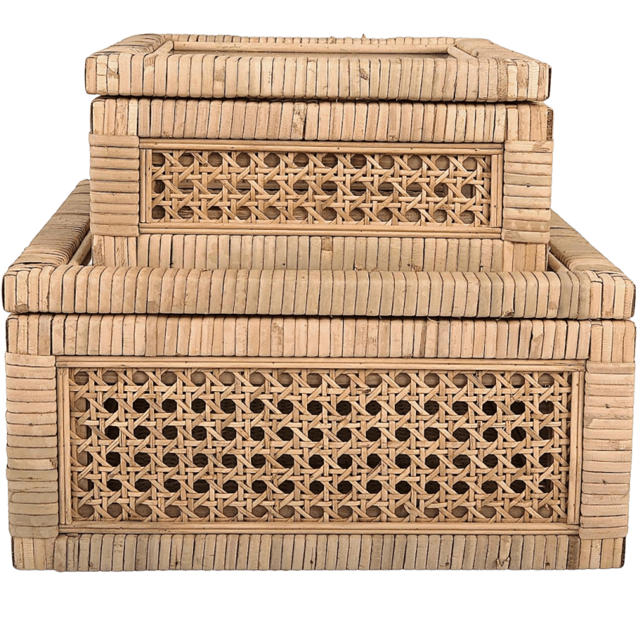 rattan boxes