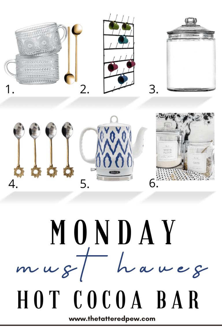 Monday Must Haves for your Hot Cocoa Bar