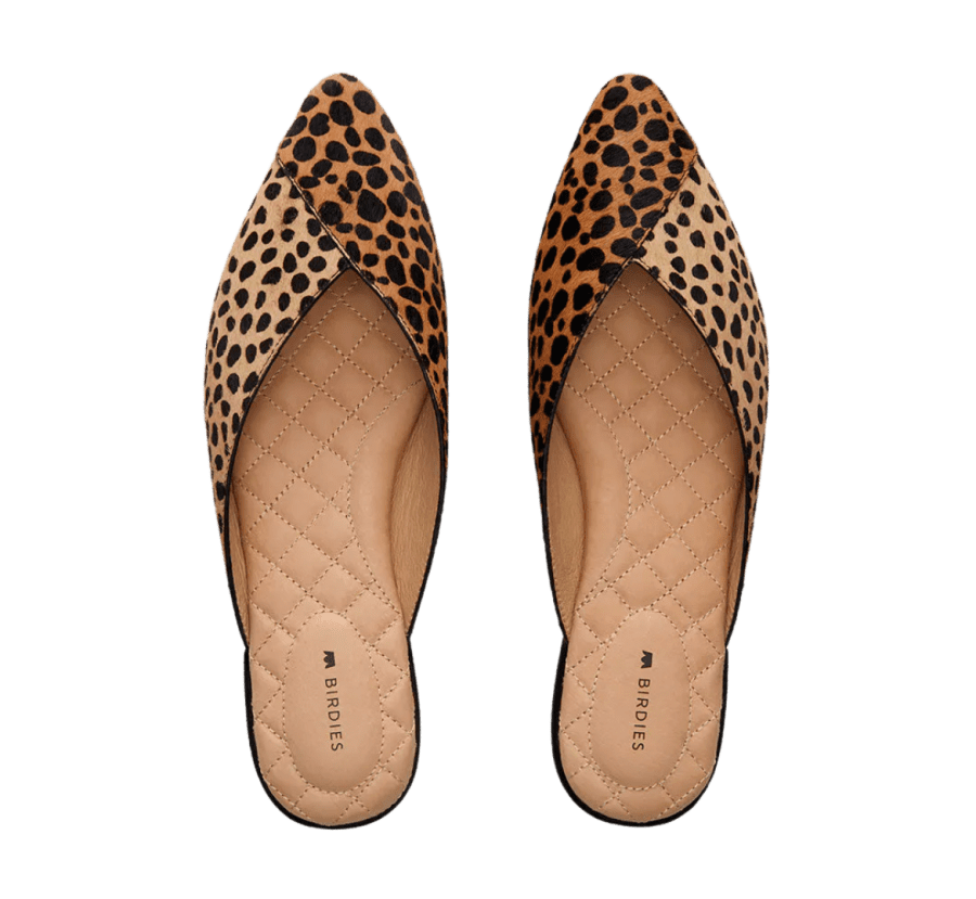 Cheetah print Birdie slip on shoes