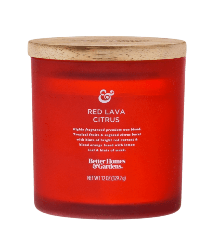 Red Lava Citrus Candle: Monday Must Have