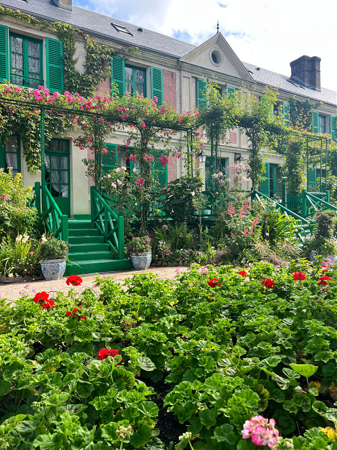 Claude Monet's front steps
