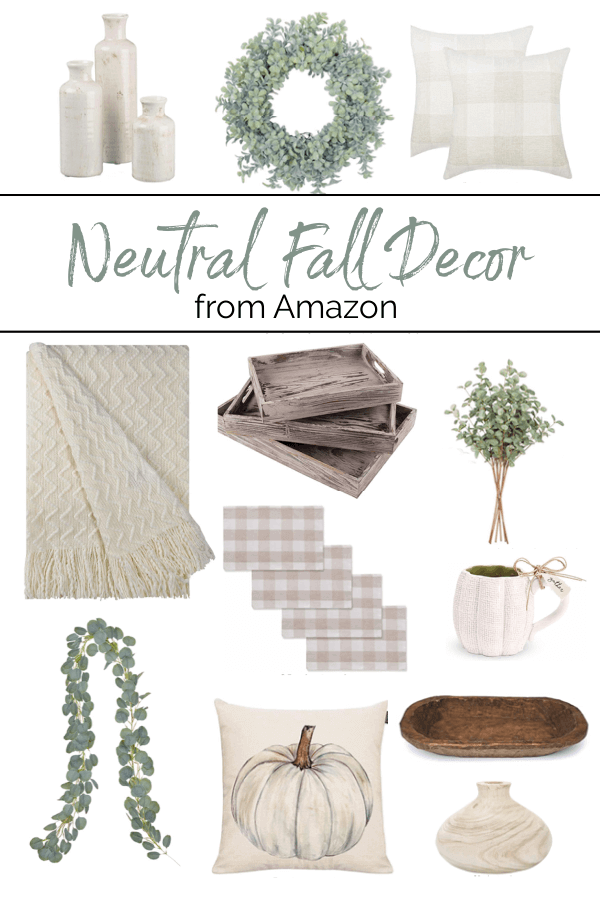 Welcome Home Sunday: Neutral Fall decor from Amazon