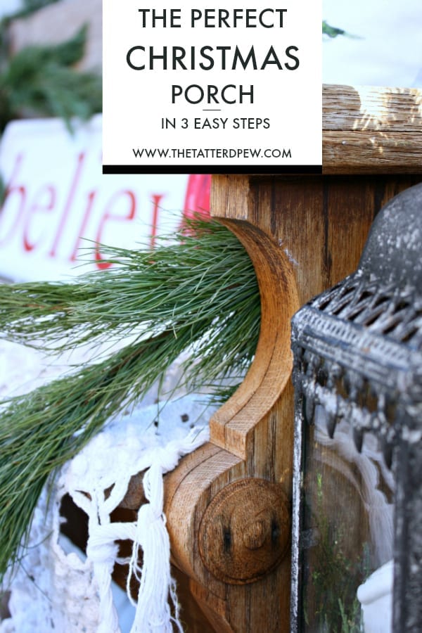 The Perfect Christmas Porch in 3 Easy Steps