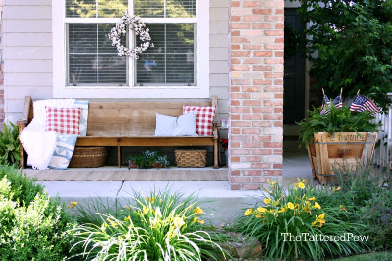 Our Patriotic porch!