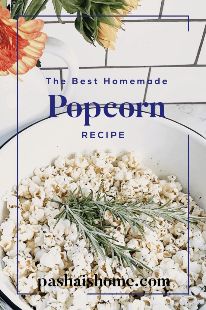 Welcome Home Saturday: Stovetop Popcorn Recipe