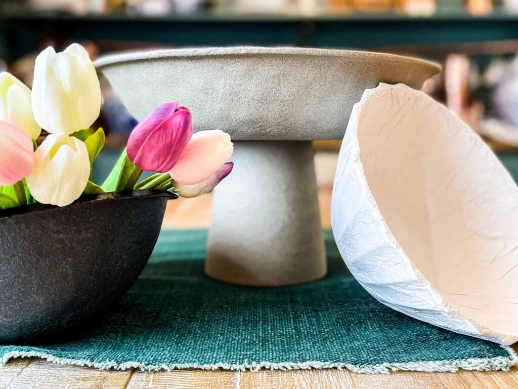 Paper Mache Bowl Pottery Barn Dupe from Amy Sadler