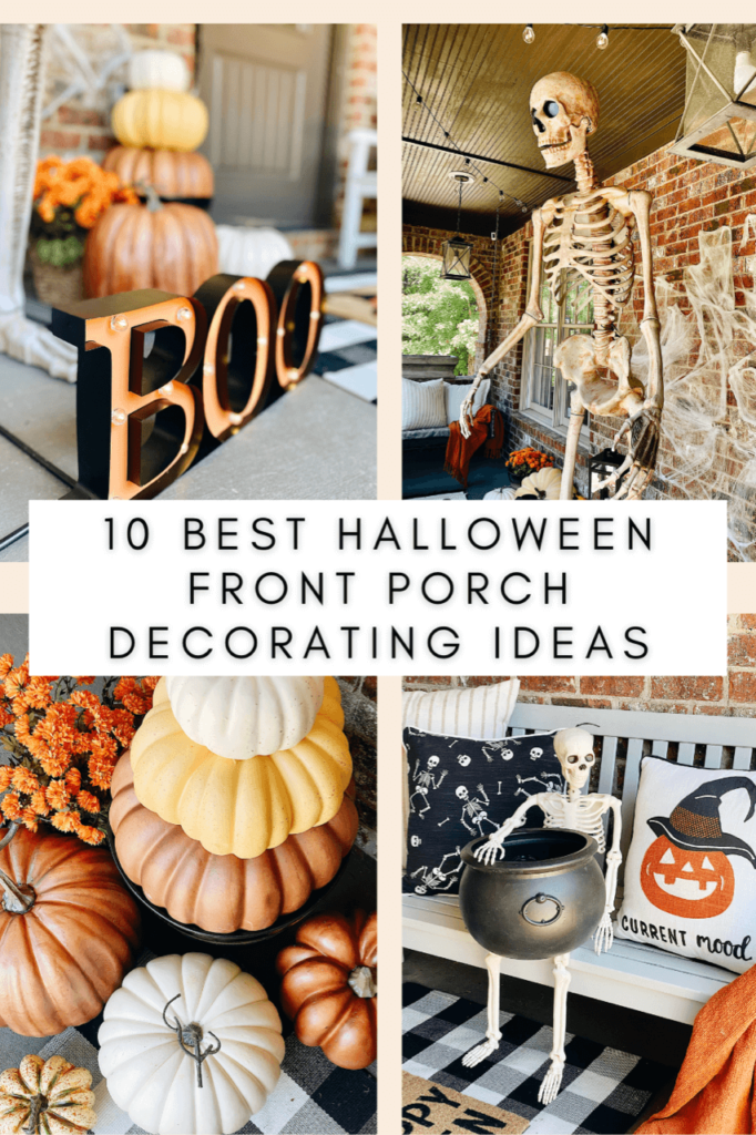 Halloween Porch Ideas / Welcome Home Saturday / She Gave It a Go